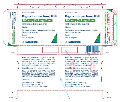 digoxin 500 mcg (0.5 mg) 2 mL carton