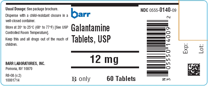 Galantamine Tablets 12 mg 60s Label