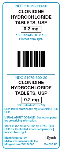 Clonidine HCl Tablets 0.2 mg