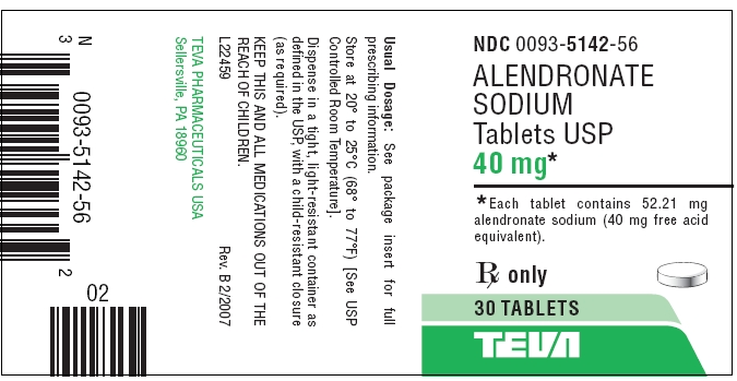 Image of 40 mg Label - 30 Tablets