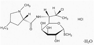 Clindamycin Hydrochloride Structural Formula