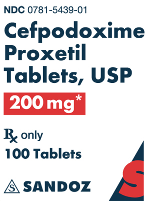 Cefpodoxime Proxetil 200 mg Label