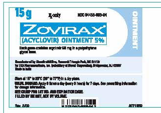 ZOVIRAX Ointment label