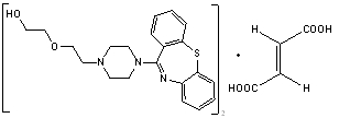 Quetiapine Structural Formula