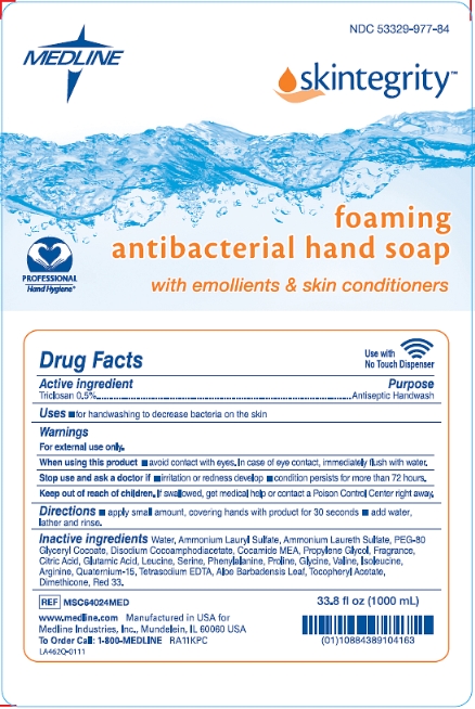Skintegrity Foaming Antibacterial Hand Soap label