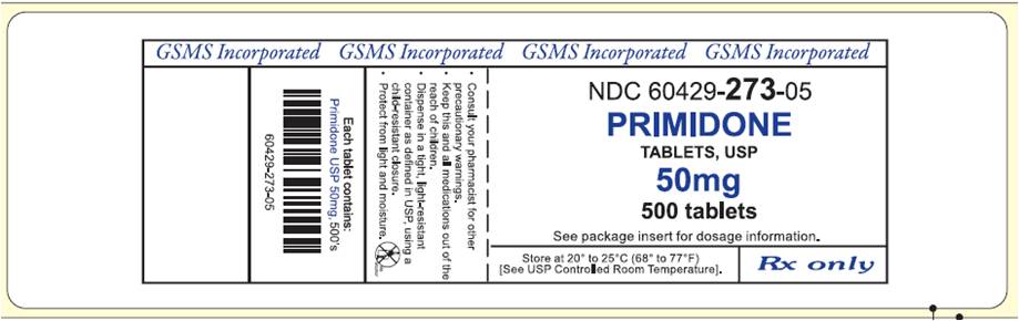 Label Graphic - Primidone 50mg