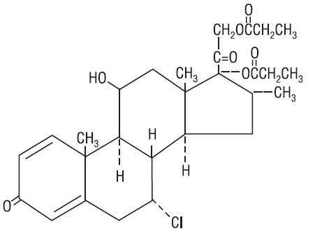 Alclometasone Dipropionate Structure