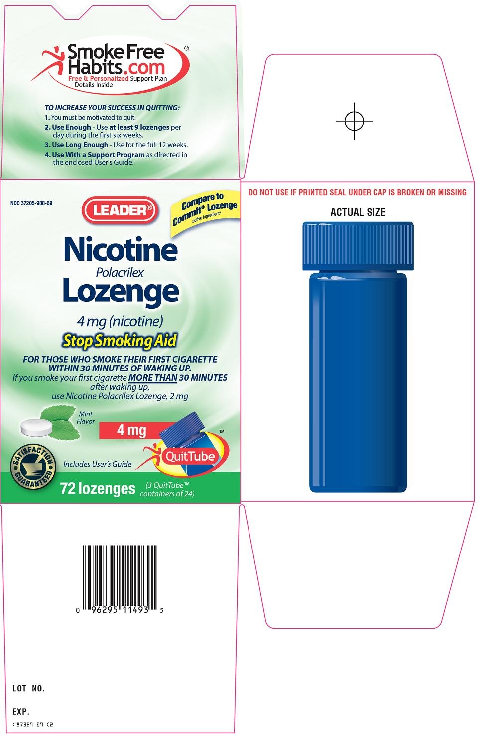 Nicotine Polacrilex Lozenge 4mg (nicotine) Carton Image 1