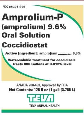 Amprolium-P Oral Solution Front Panel Display Gallon