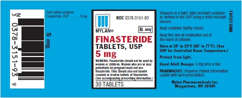 Finasteride Tablets 5 mg Bottles