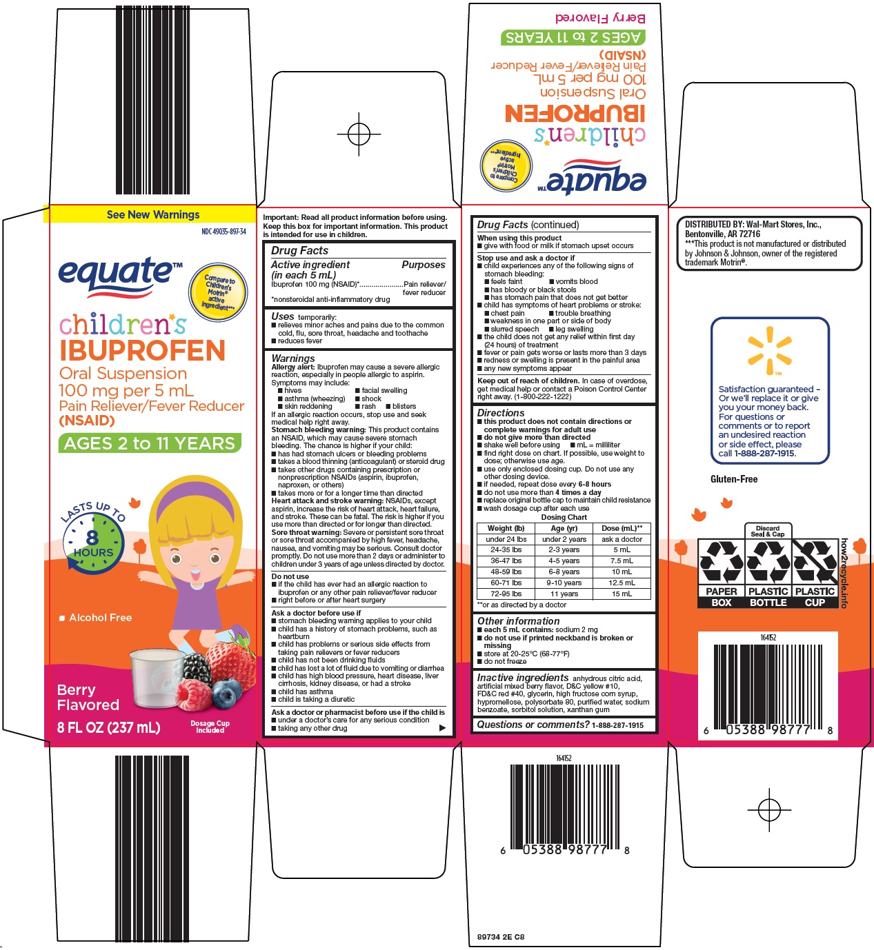 Children's Ibuprofen Oral Supension Carton