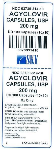 Acyclovir 200mg Capsule Label