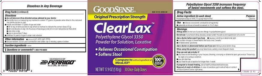 ClearLax Label