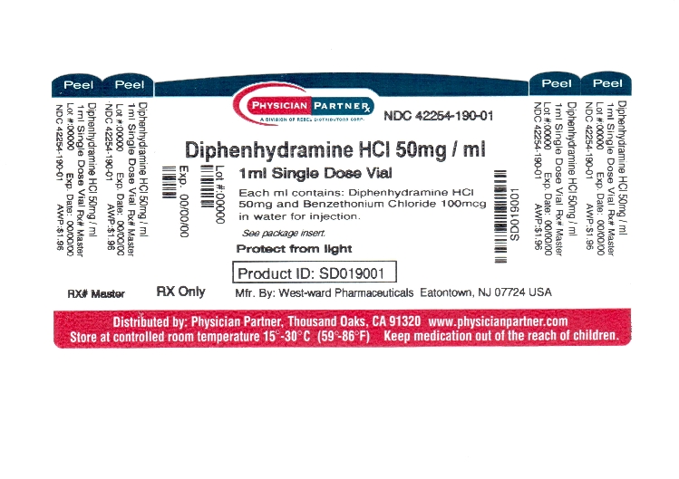 Diphenhydramine HCl 50mg/ml