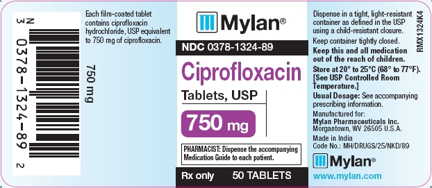 Ciprofloxacin Tablets 750 mg Bottles