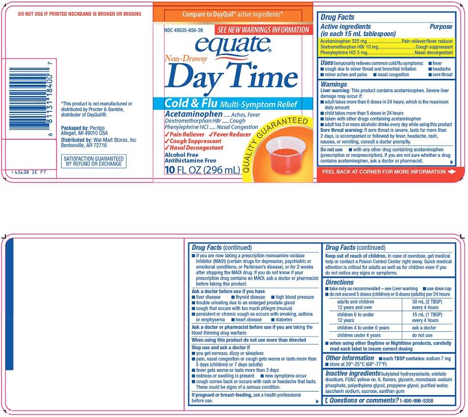 Day Time Cold and Flu Label