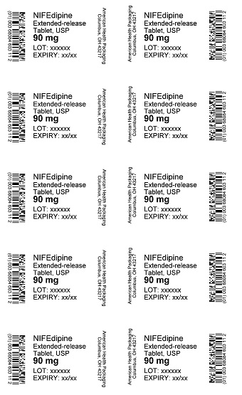 90 mg NIFEdipine Extended-release Tablet Blister