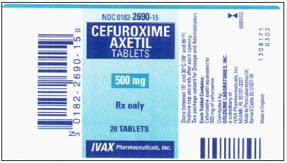 Image of 500 mg - 20 Tablets Label