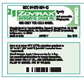 ZOVIRAX Cream label