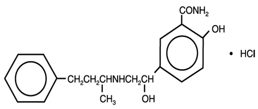  Labetalol hydrochloride structure