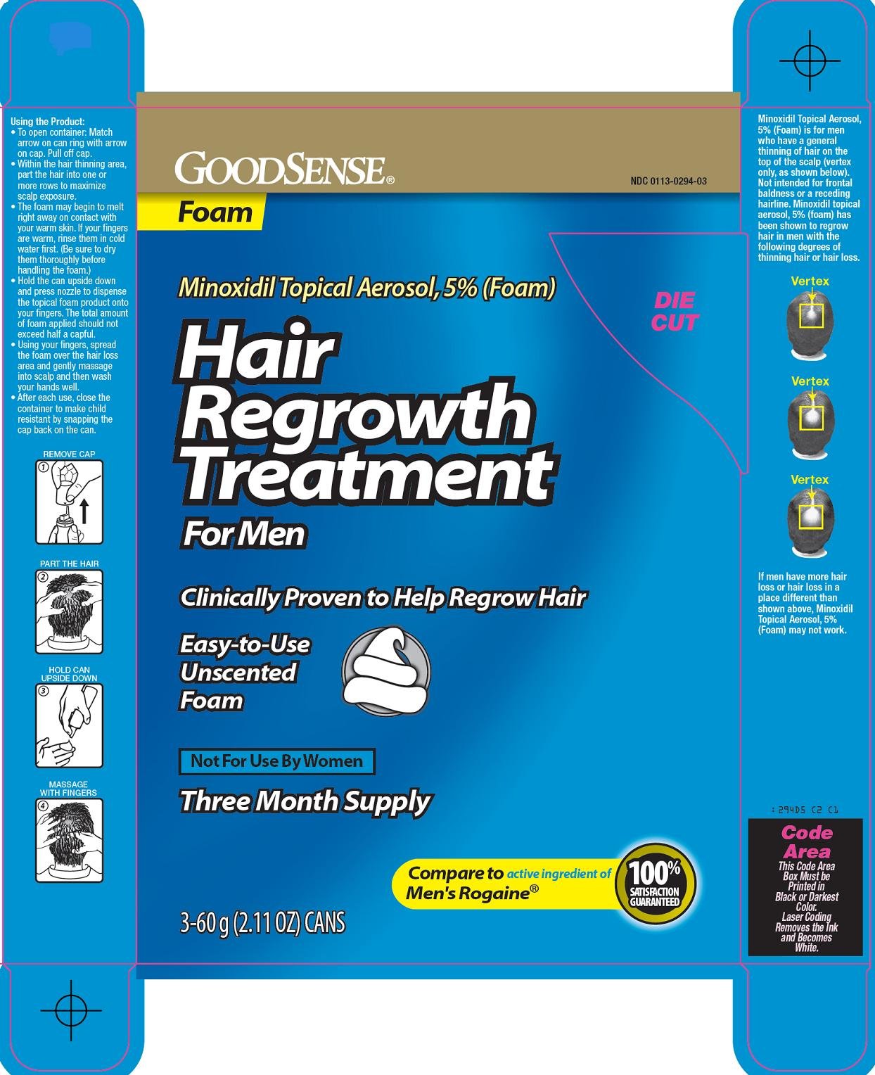 Hair Regrowth Treatment For Men Carton Image 1
