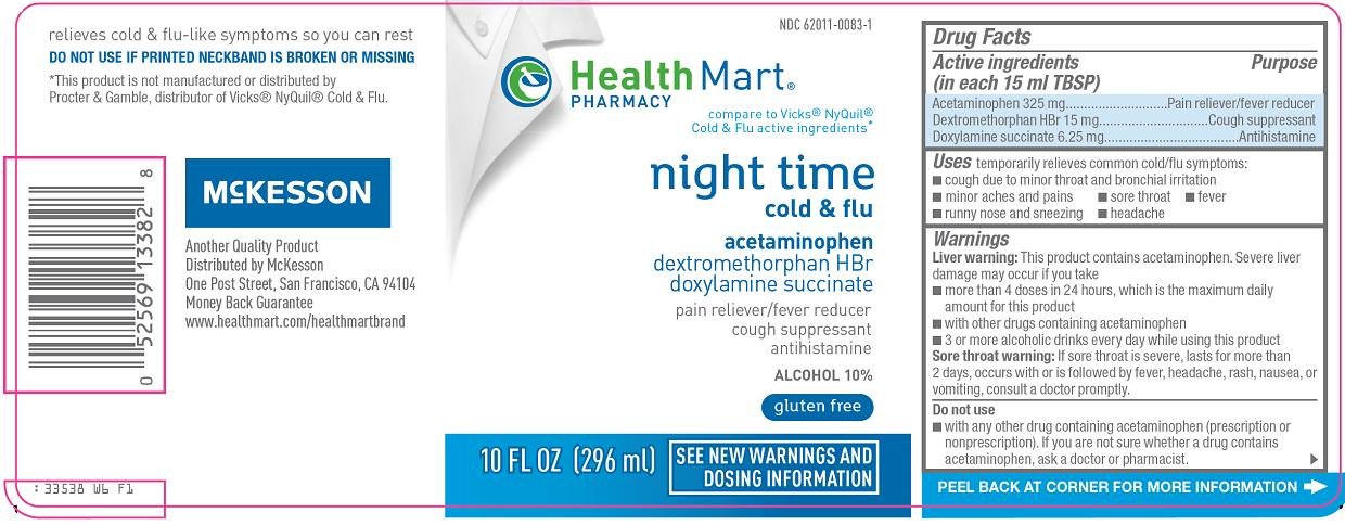 Night Time Cold & Flu Label Image 1