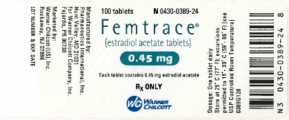 Bottle Label - Femtrace 0.45 mg