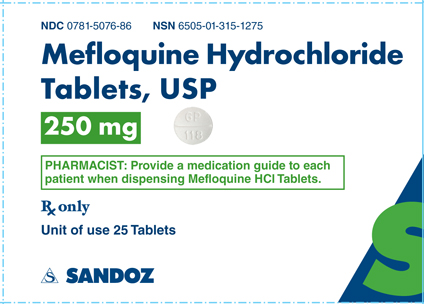 Mefloquine Hydrochloride 250 mg Carton