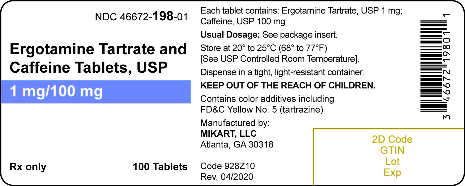 Ergotamine Tartrate Tablets