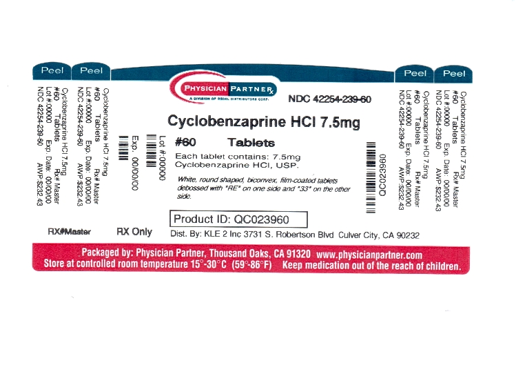 Cyclobenzaprine HCl 7.5mg