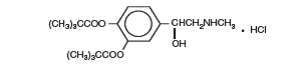 Dipivefrin hydrochloride (structural formula)