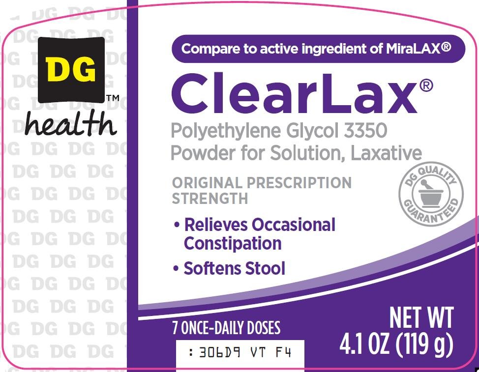 ClearLax(R) Front Label