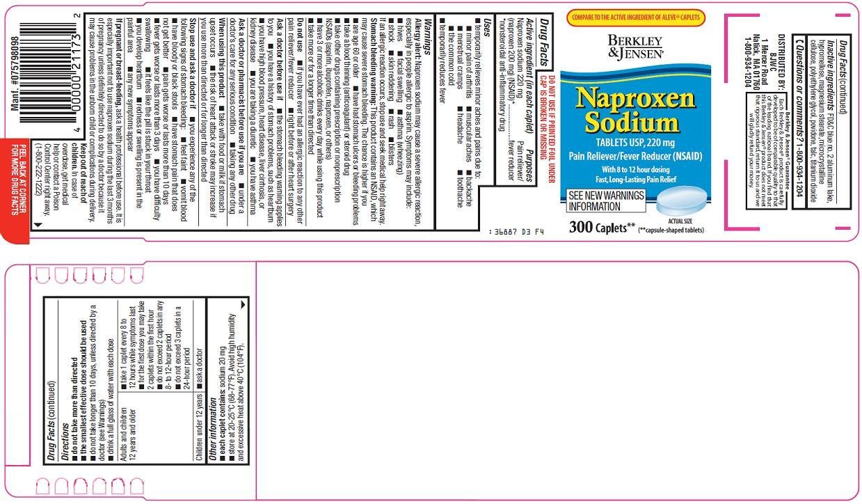 Naproxen Sodium Tablets USP, 220 mg Label