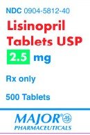 2.5 mg x 500 Tablets - Label