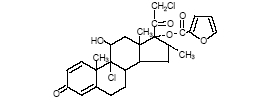 Structural Formula of Mometasone Furoate USP