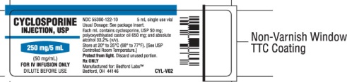 Vial label for Cyclosporine Injection USP