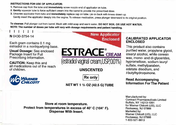 Estrace Cream Carton Label 42.5 g