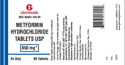 Metformin HCL 850mg Label