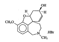 Galantamine Hydrobromide Stuctural Formula