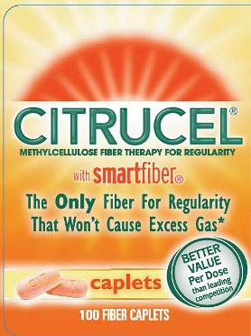 Citrucel Caplet Label