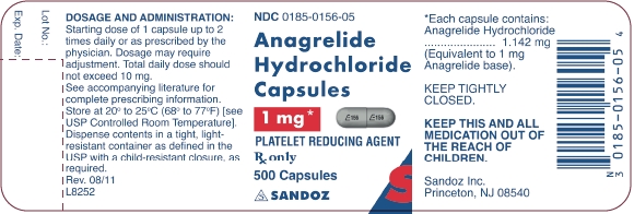 1 mg x 500 Capsules