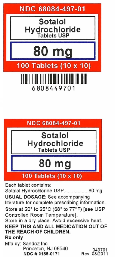 Sotalol Hydrochloride 80 mg 