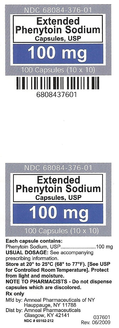 Extended Phenytoin Sodium 100mg label