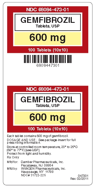 Gemfibrozil 600 mg tablet