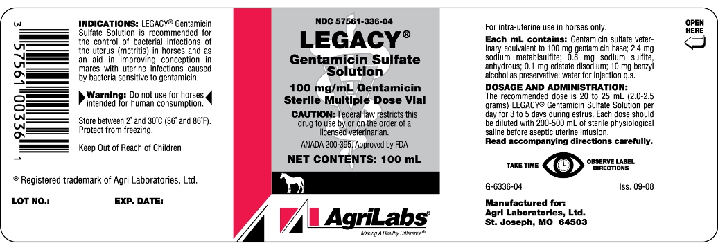 Gentamicin Sulfate Solution Label