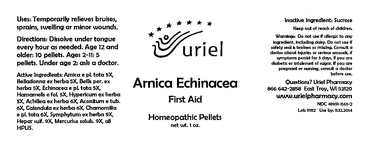 arnica echinacea pellets bottle label