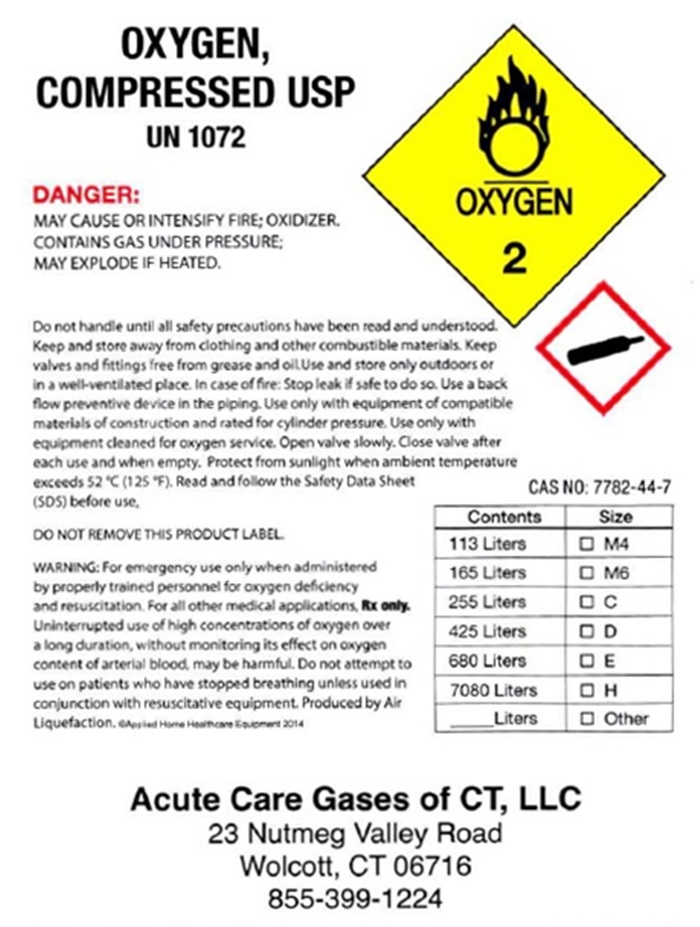 Acute Care Oxygen-Wolcott