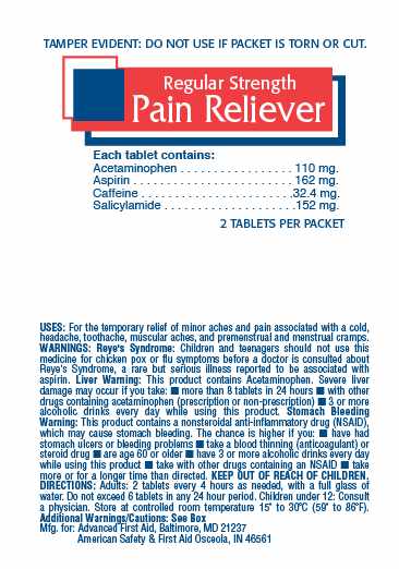 Pain Reliever Packet