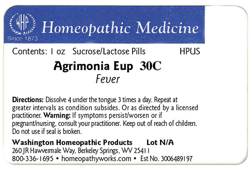 Agrimonia eup label example