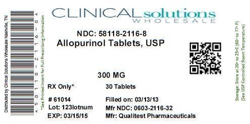 Allopurinol Tablets, USP 300 mg